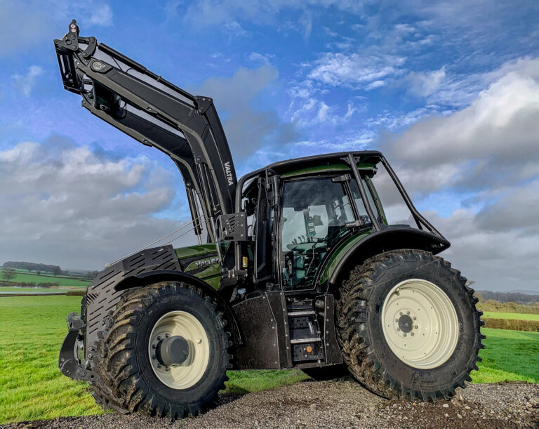 Valtra Forestry Tractor with Projernac Protection Kit Displayed at LAMMA Show 2026